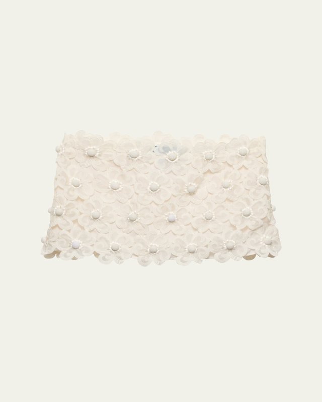 Floral Lace Mini Skirt